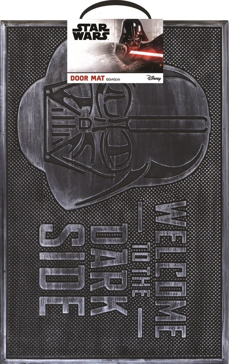 Star Wars Welcome To The Dark Side Deurmat - Zwart/Zilver