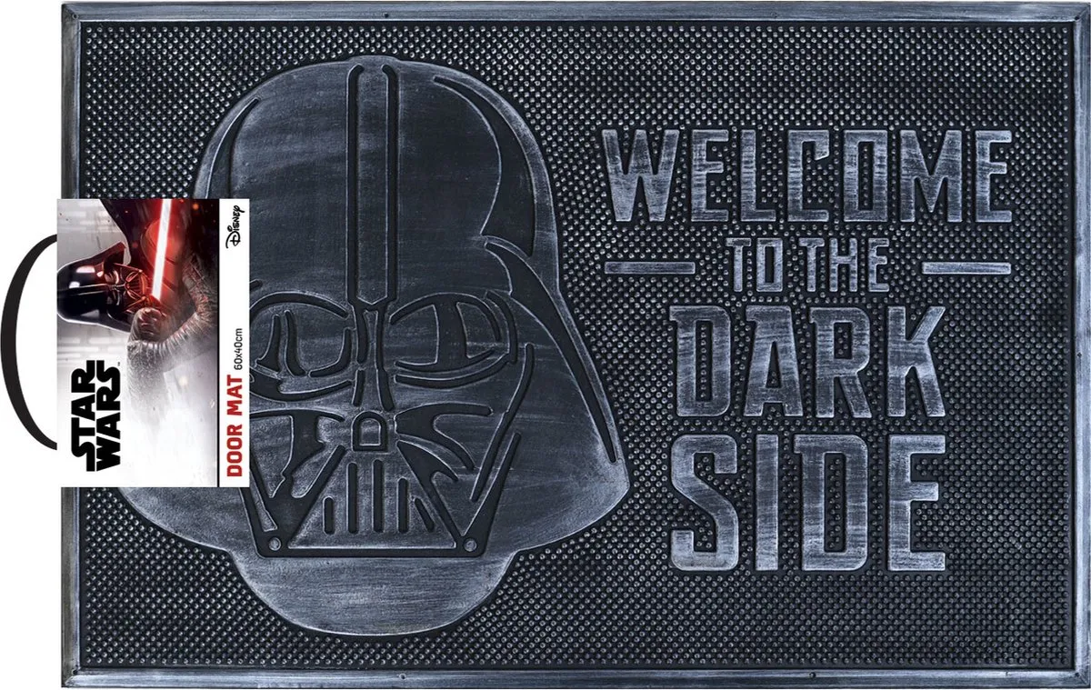 Star Wars Welcome To The Dark Side Deurmat - Zwart/Zilver