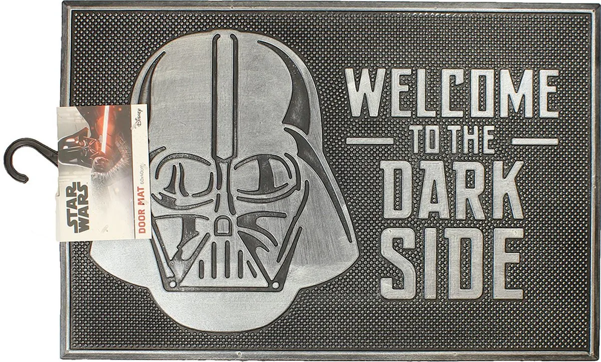 Star Wars Welcome To The Dark Side Deurmat - Zwart/Zilver