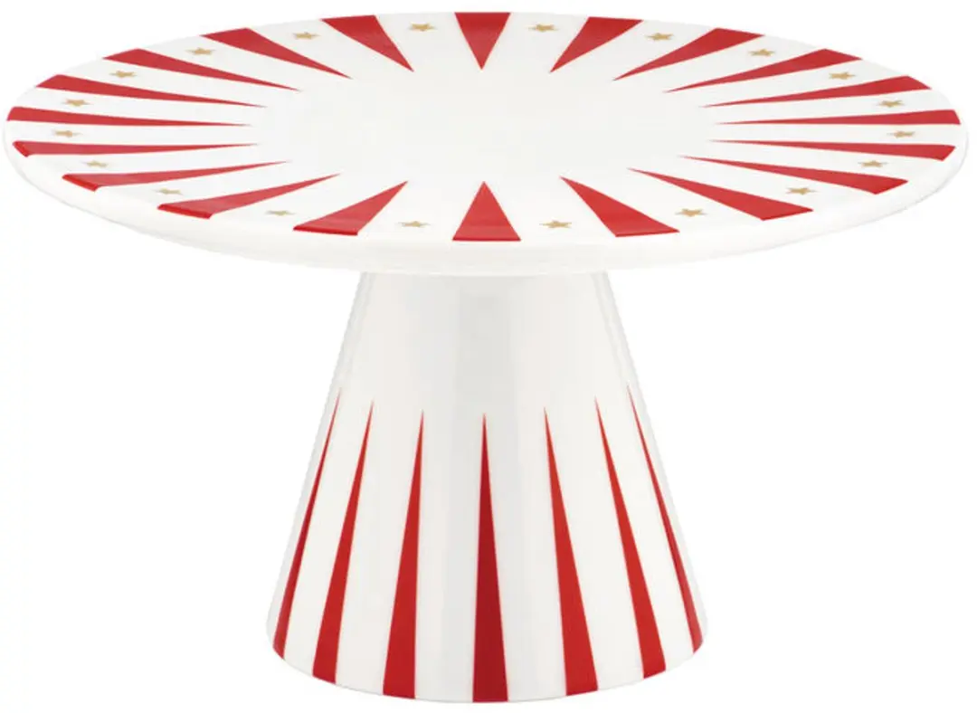 Alessi Delight Taartplateau Porselein 22x22cm