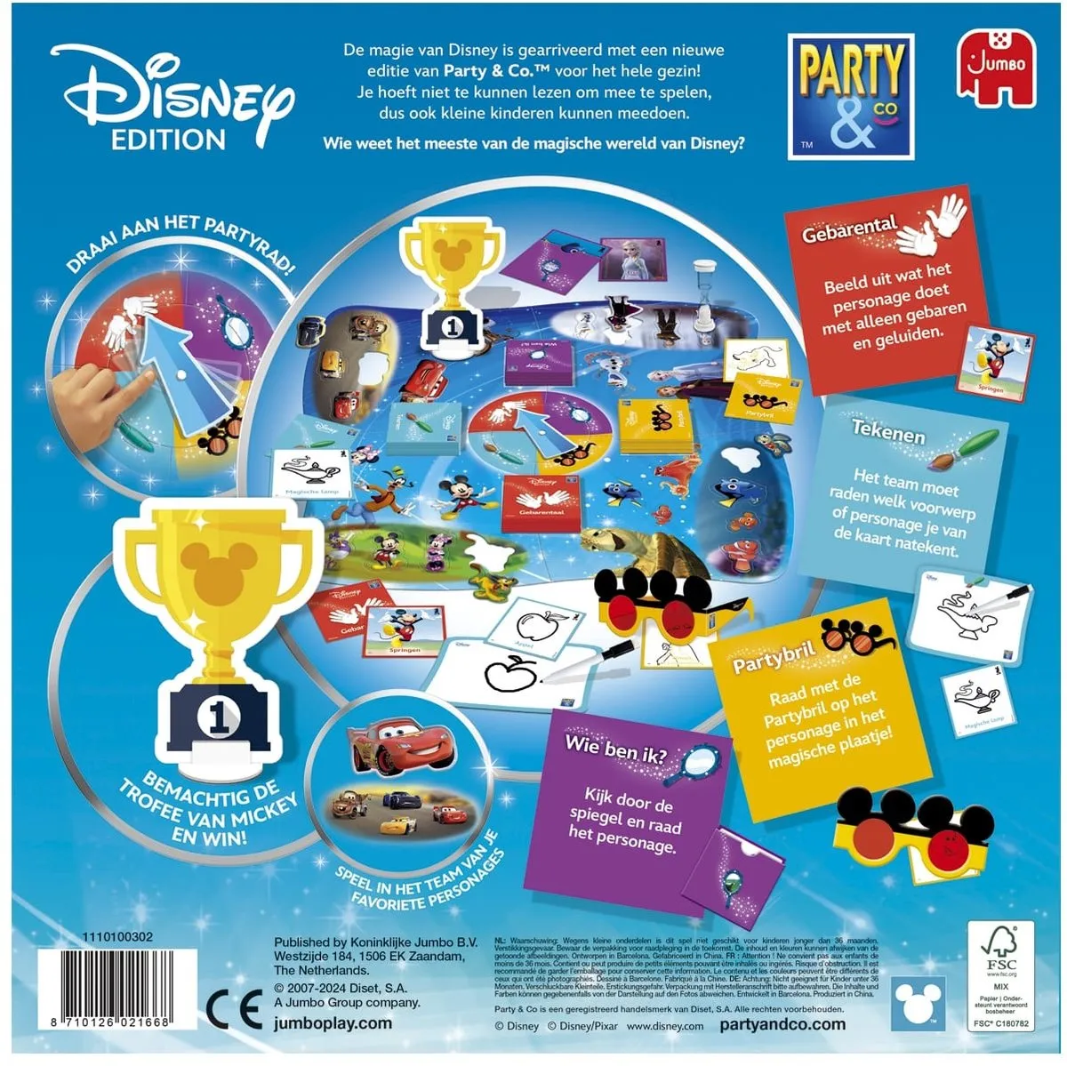 Jumbo Disney Party & Co Bordspel - 2-20 Spelers