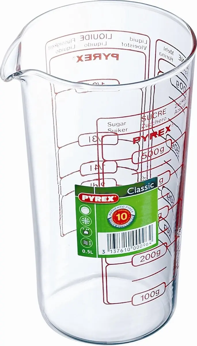 PYREX Maatbeker 0.5L - Multi