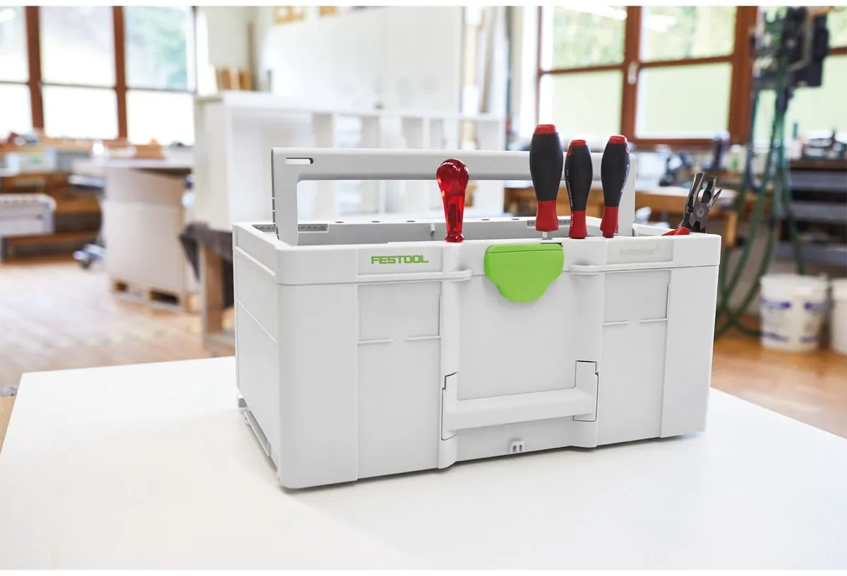 Festool Systainer³ ToolBox SYS3 TB L 137 - Groen/Wit