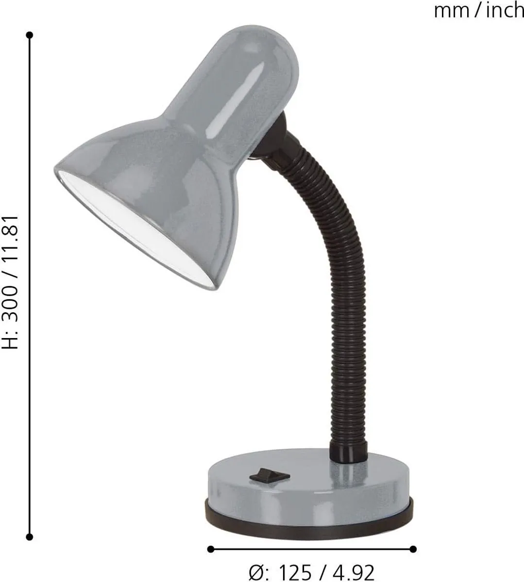 Eglo Bureaulamp - Zilver - afbeelding 3 van 3