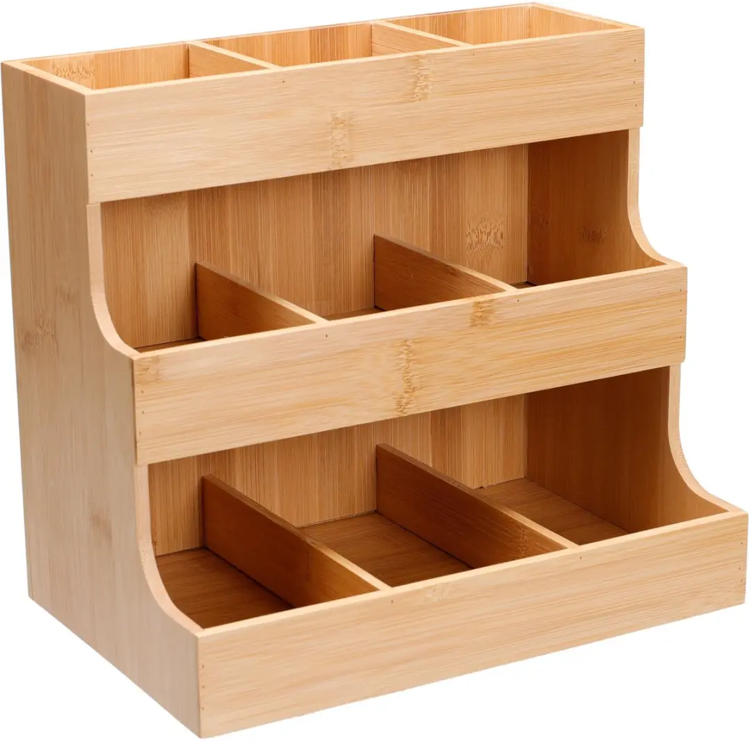 Excellent Houseware Keukenrek 3-laags Bamboe