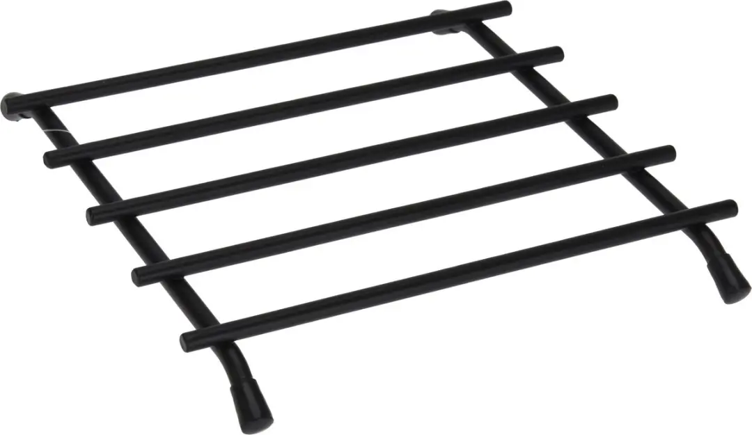 Excellent Houseware Pannenonderzetter 20x20cm - 2 Stuks - Zwart