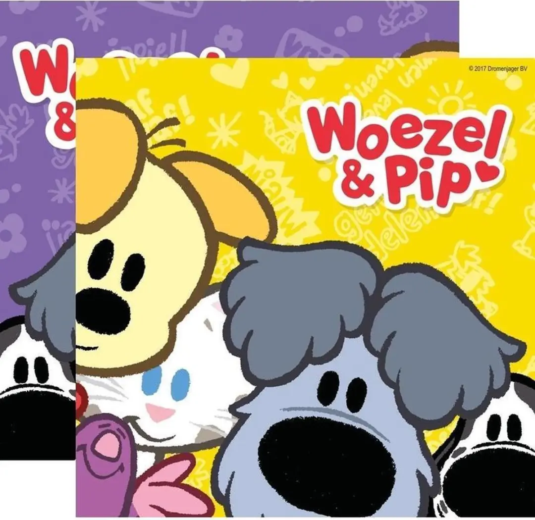 Woezel & Pip Themafeest Servetten 33x33cm