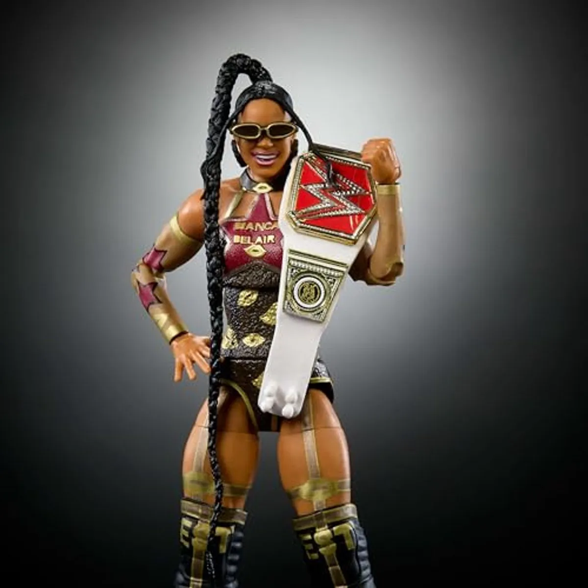 Mattel WWE WrestleMania Elite Bianca Belair Action Figuur 15cm - Multi