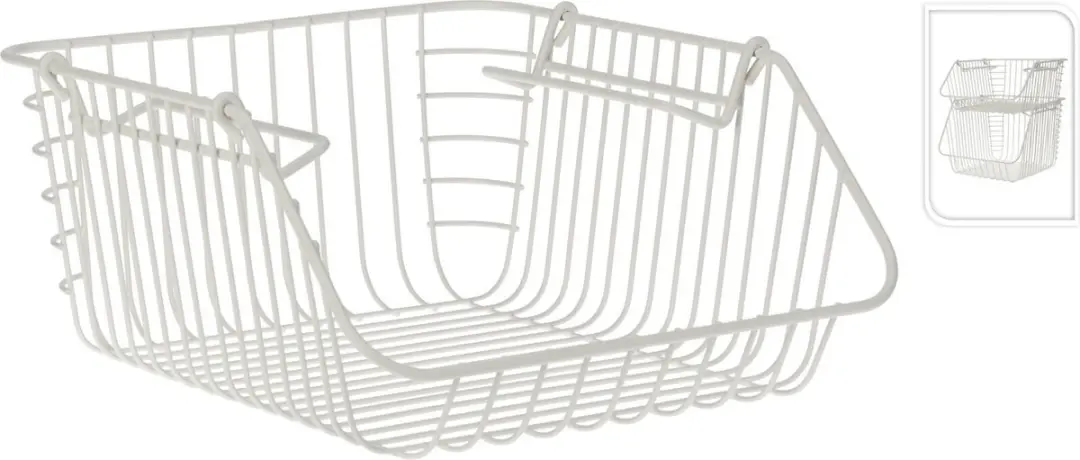 Excellent Houseware Opbergmanden Wit - 3 Stuks 11L