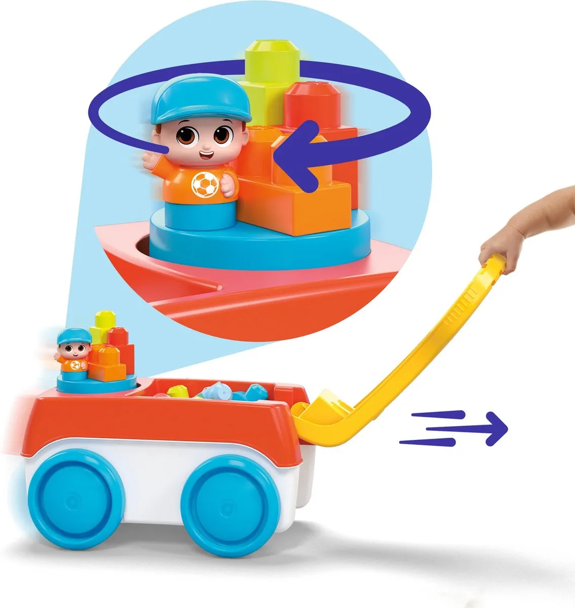 Mega Bloks Bouwsteenwagen 20 Stuks - Meerkleurig