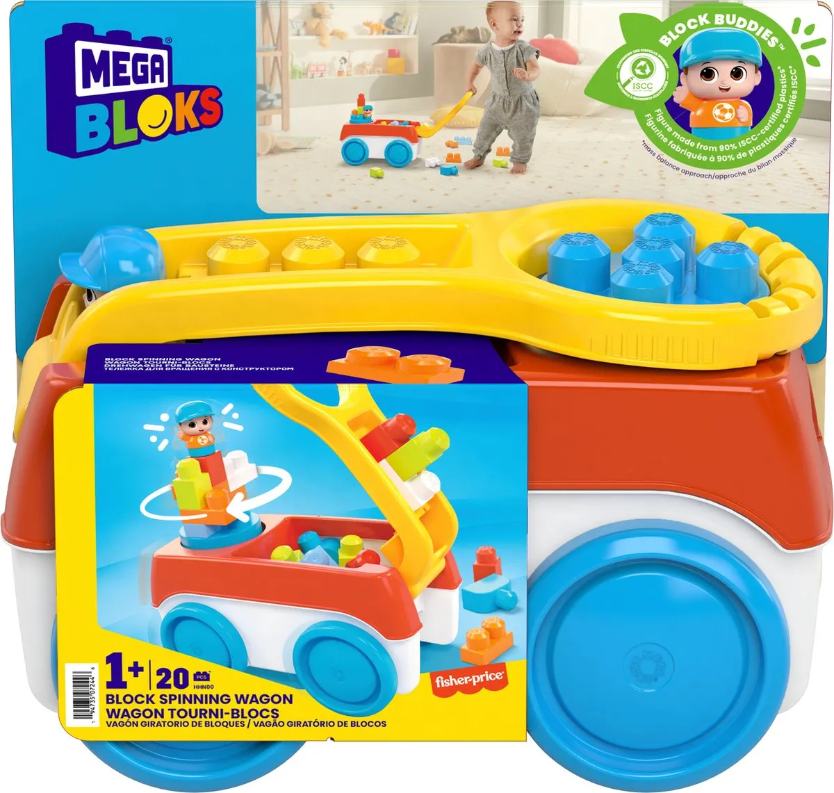 Mega Bloks Bouwsteenwagen 20 Stuks