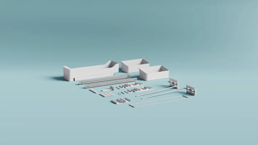 Tesa Uittrekbare Keukenlade 70061-00000-00 - Wit - afbeelding 6 van 6