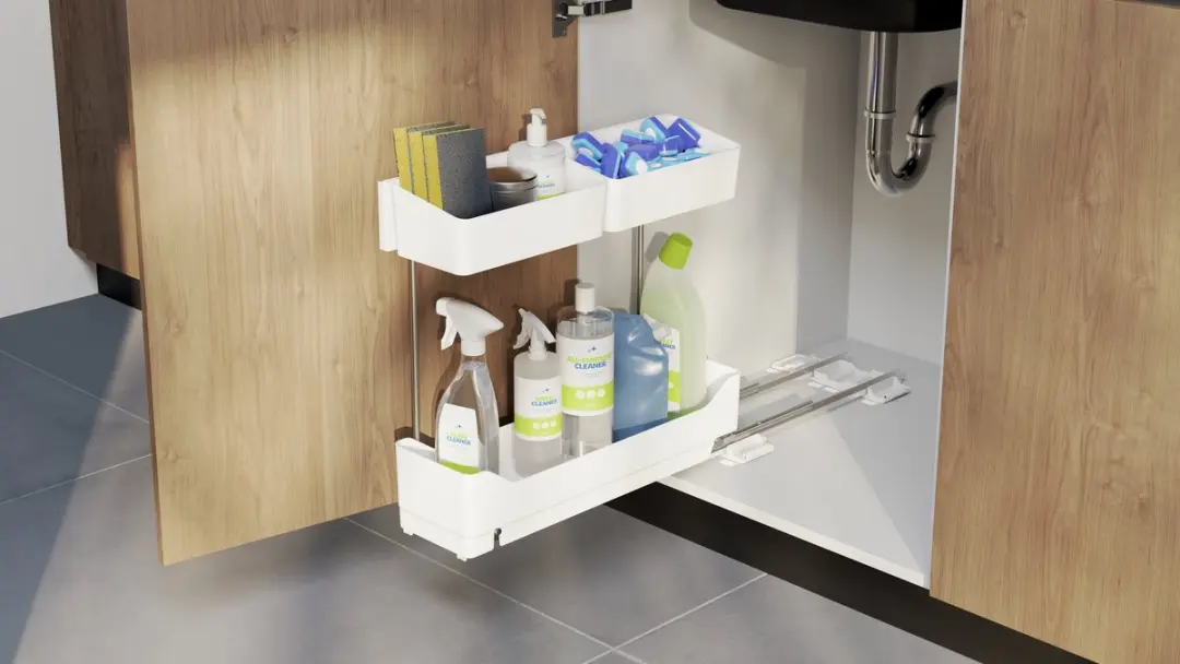 Tesa Uittrekbare Keukenlade 70061-00000-00 - Wit
