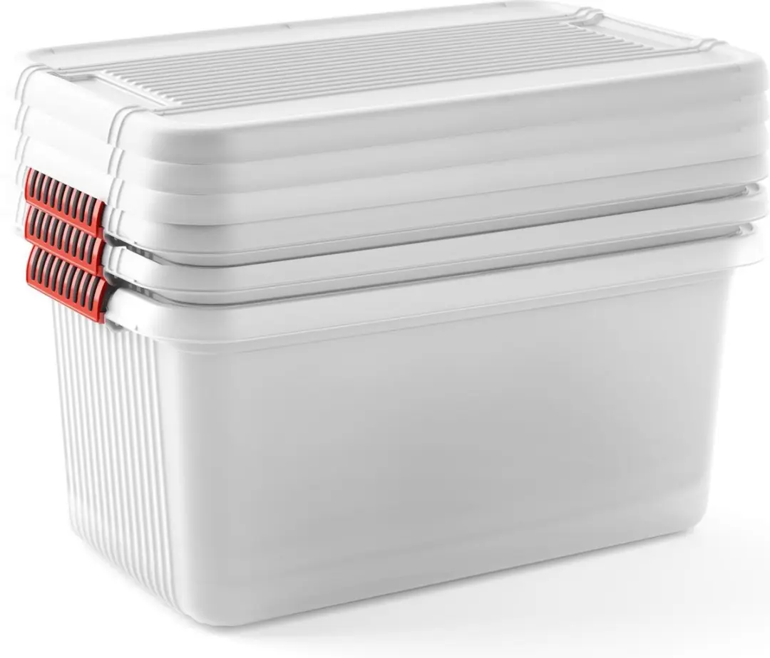 Curver Kis K Latch Box L Opbergbox 43L - Transparant