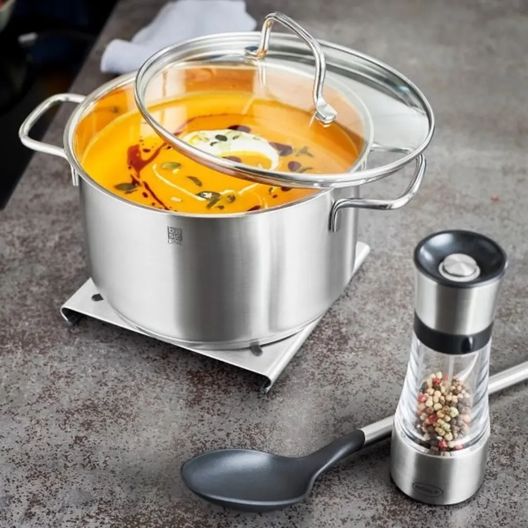 Rösle Keuken Pannen Onderzetter 17x17.5cm - RVS - Zilver - afbeelding 6 van 6