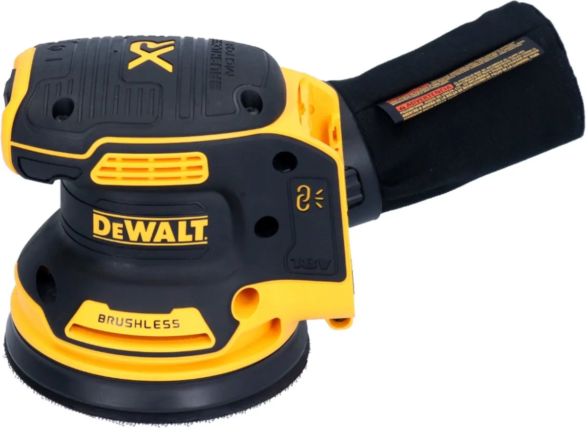 DeWalt DCW 210 E2 Excentrische Schuurmachine 18V - 125mm - 2x Powerstack 1,7Ah - afbeelding 4 van 5