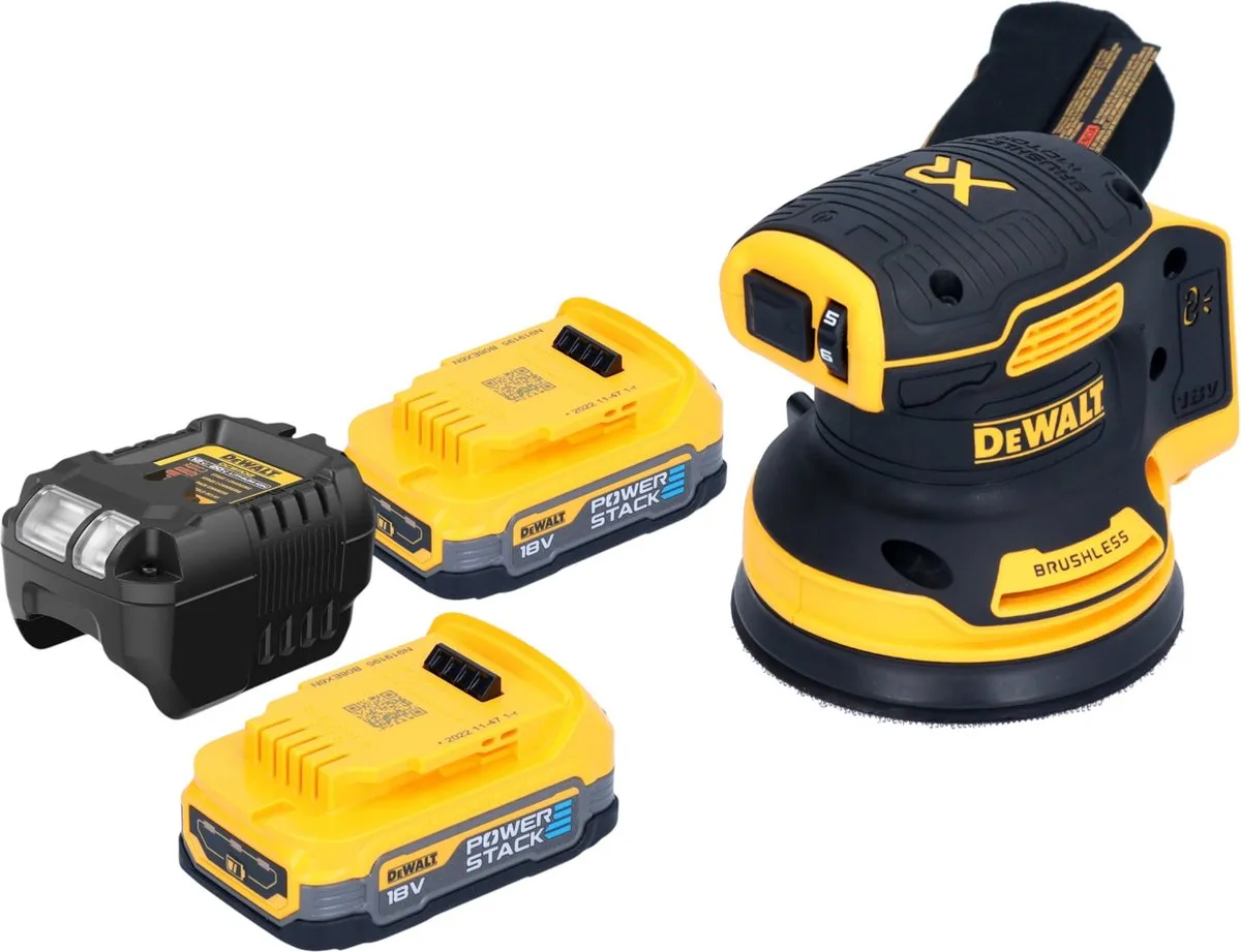 DeWalt DCW 210 E2 Excentrische Schuurmachine 18V