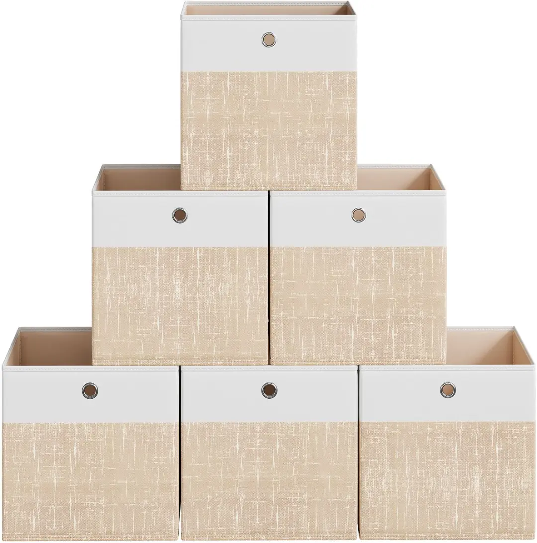 Songmics Opvouwbare Opbergbox Set 6 Stuks