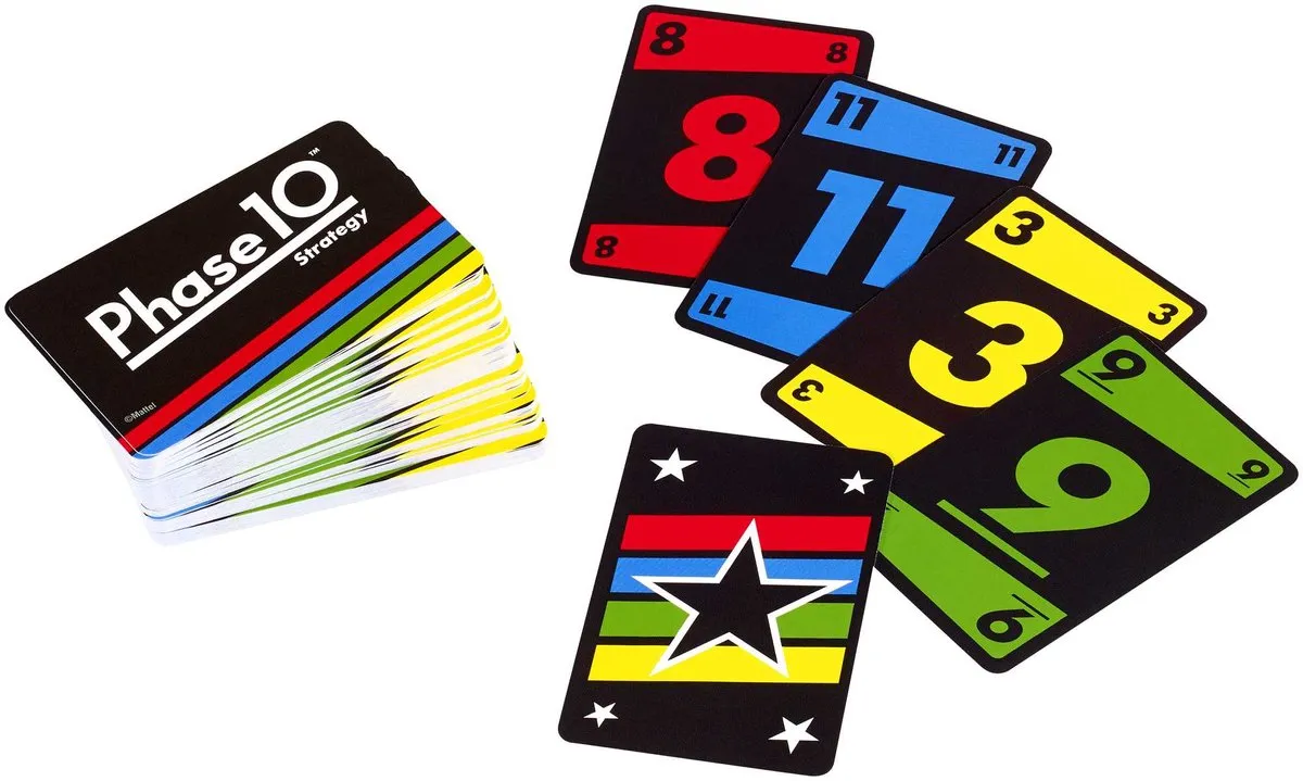 Mattel Phase 10 FTB29 Strategisch Kaartspel - 2-6 Spelers