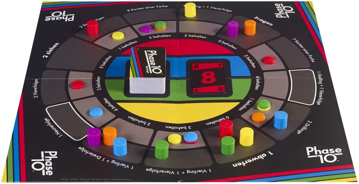 Mattel Phase 10 FTB29 Strategisch Kaartspel - 2-6 Spelers