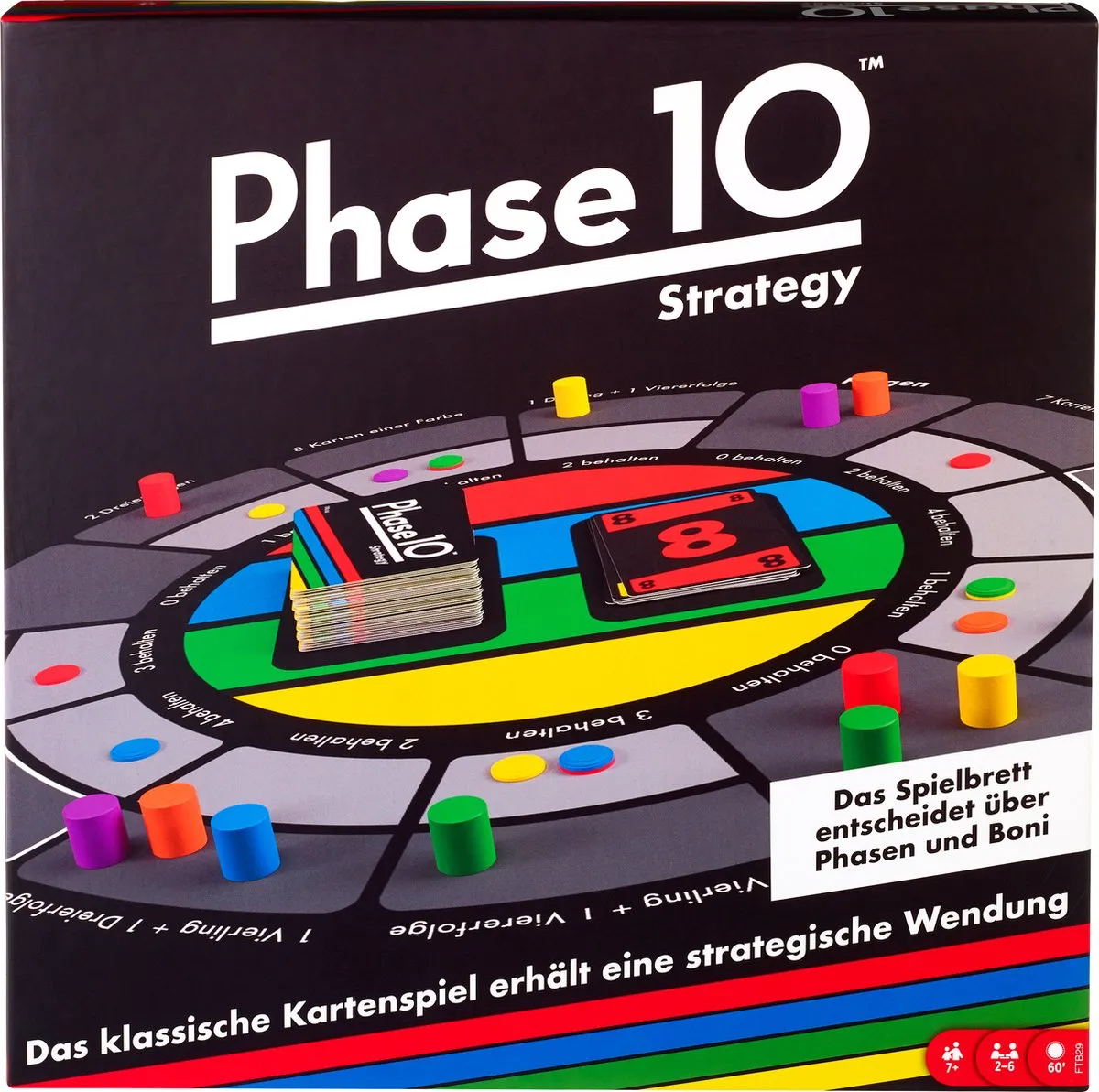 Mattel Phase 10 FTB29 Strategisch Kaartspel