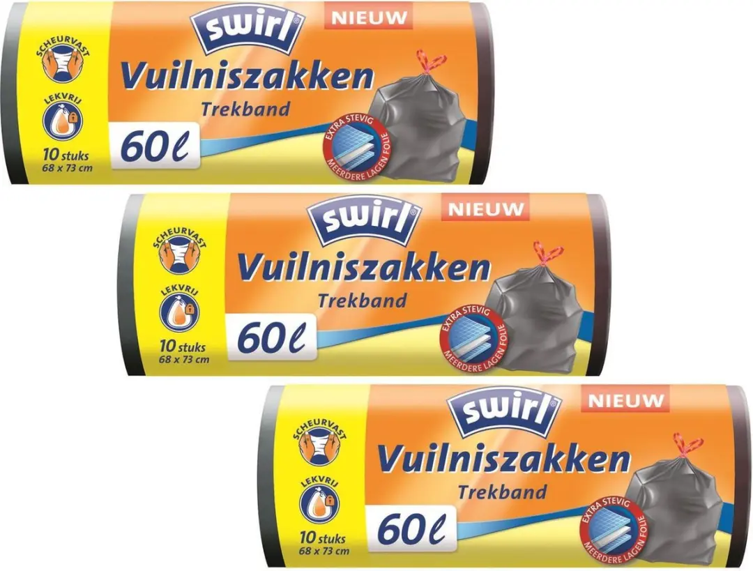 Swirl Vuilniszakken 60L