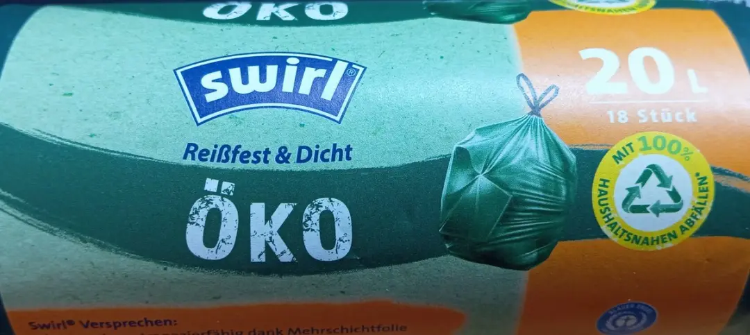 Swirl Öko Vuilniszakken 20L - 18 Stuks - Groen