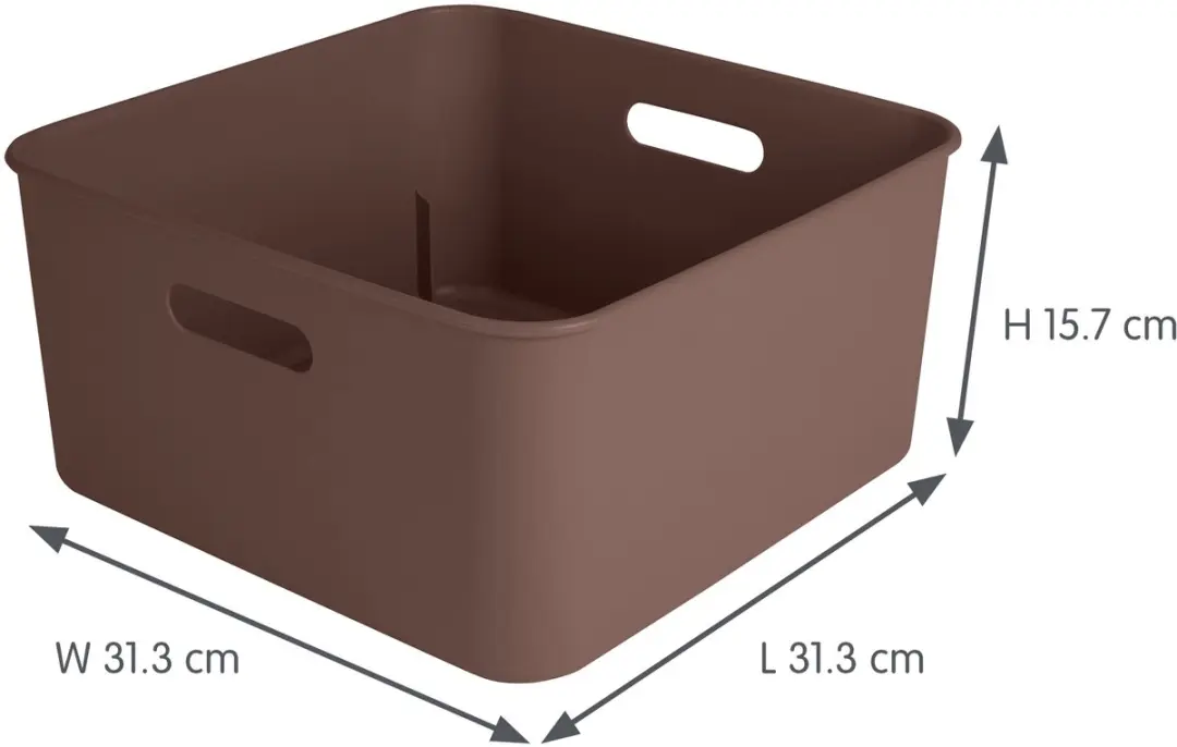 Sunware Sigma Home Cube Box 12,5L - Bruin