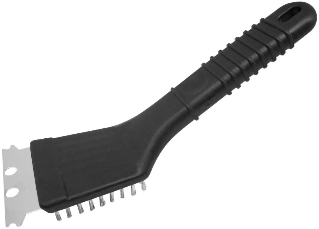Fackelmann BBQ Editie Plancha Schraper & Borstel 2-in-1 22cm