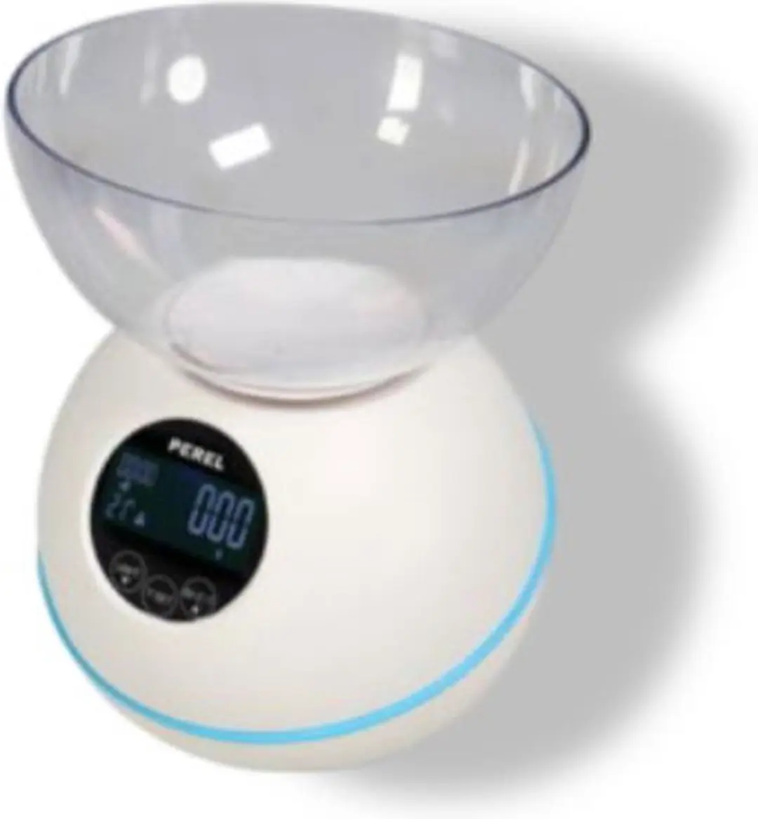 Perel VTBAL105 Keukenweegschaal - 5 kg - Wit
