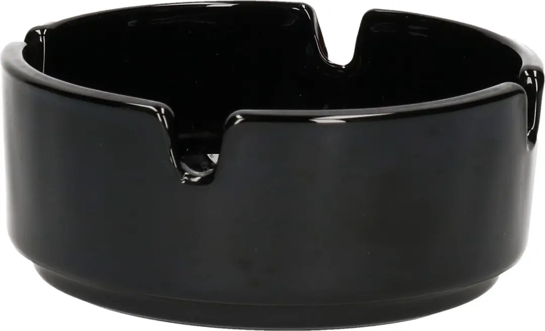 Arcoroc Keramieken Asbak 9cm - 3 Stuks - Zwart