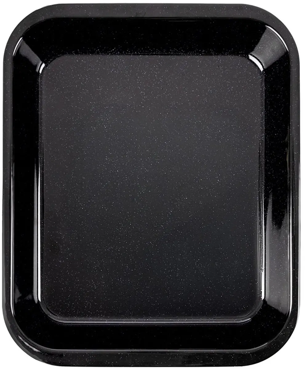 Orion Geëmailleerde Bakplaat 36x28x6cm - Zwart
