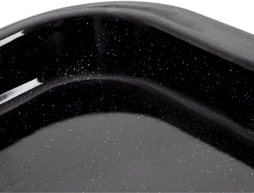 Orion Geëmailleerde Bakplaat 36x28x6cm - Zwart