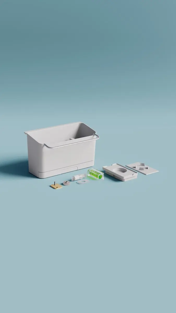 Tesa Spoelbakorganizer Keukenaccessoires - 1 Stuk - Wit/Chroom - afbeelding 6 van 6