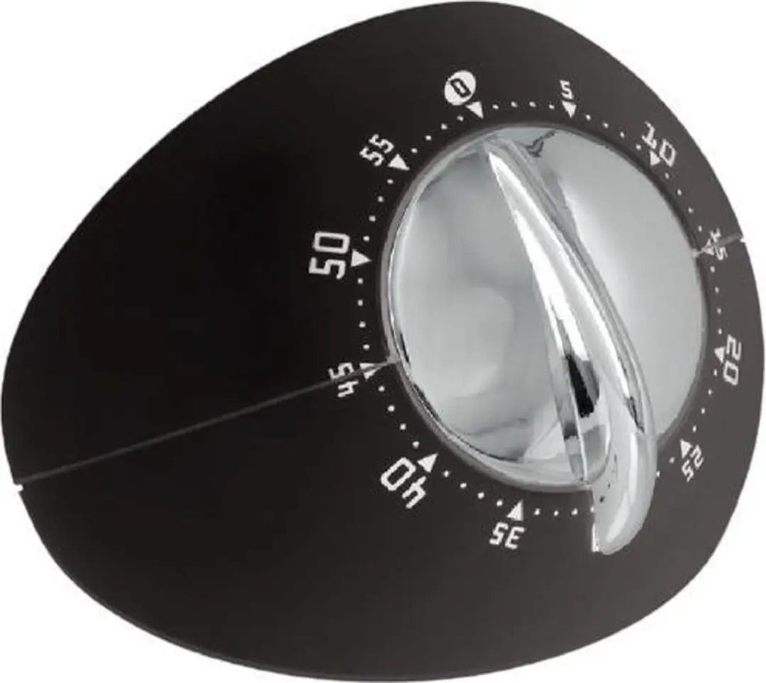 Metaltex Kookwekker Sinatra Design Rvs Zwart/chroom