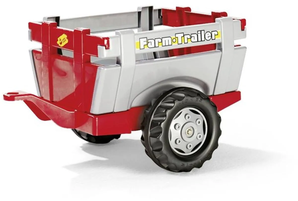 Rolly Toys rollyFarm Aanhangwagen 122097 - Rood