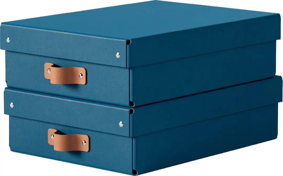 Leitz Puro Opbergdoos 8L - Set van 2 - Donkerblauw