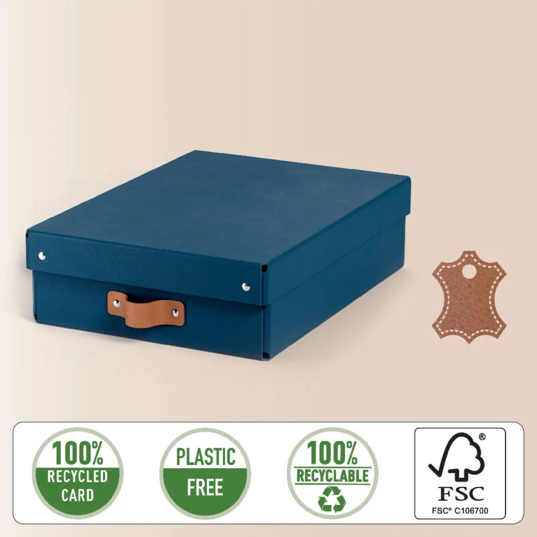 Leitz Puro Opbergdoos 8L - Set van 2 - Donkerblauw
