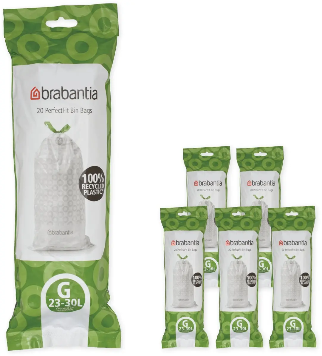 Brabantia PerfectFit Vuilniszakken 30L