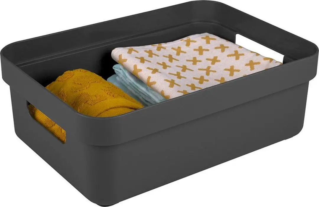 Sunware Sigma Home Opbergbox 9L - 35x24,6x12,2cm Antraciet