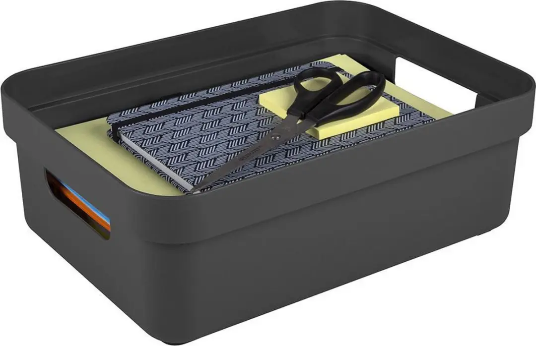 Sunware Sigma Home Opbergbox 9L - 35x24,6x12,2cm Antraciet