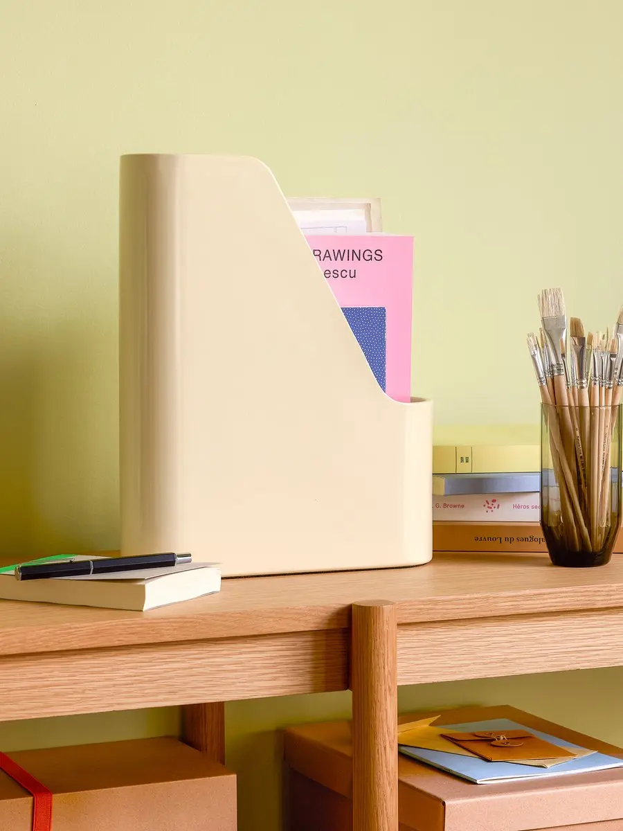 Hübsch Redux Bureau-Organizer - Offwhite