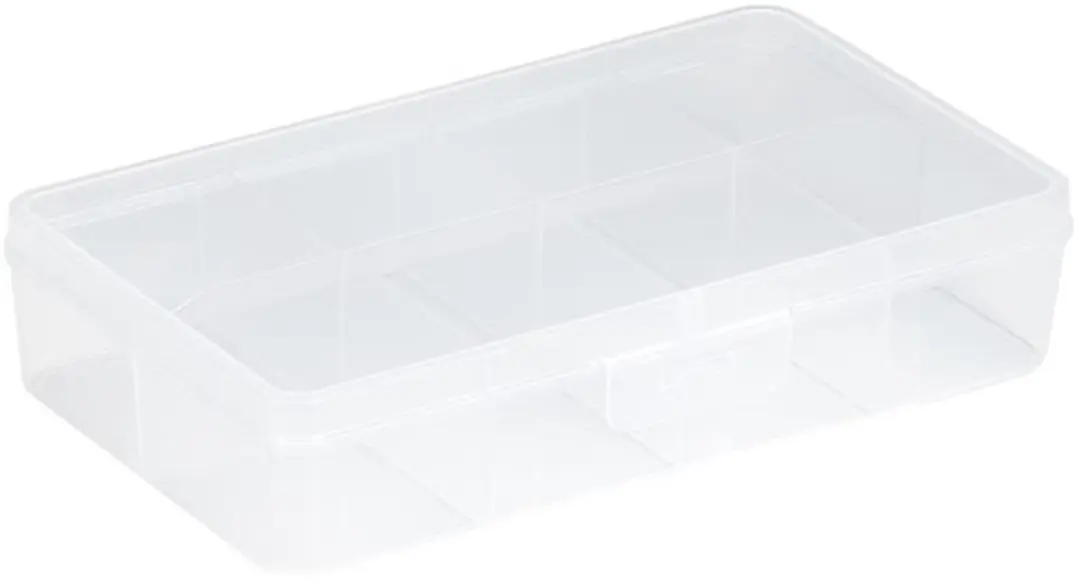 Sunware Q-Line Box Transparant 8-Vaks - Blauw