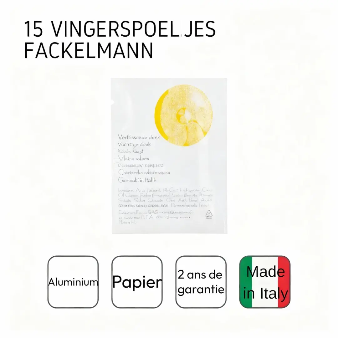 Fackelmann Citroen Vingerafspoelers - 15 Stuks
