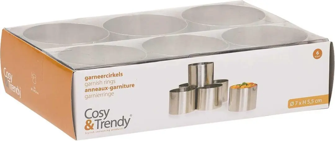 Cosy&Trendy Garneercirkel - Ø 7 cm - Rond - Set-6