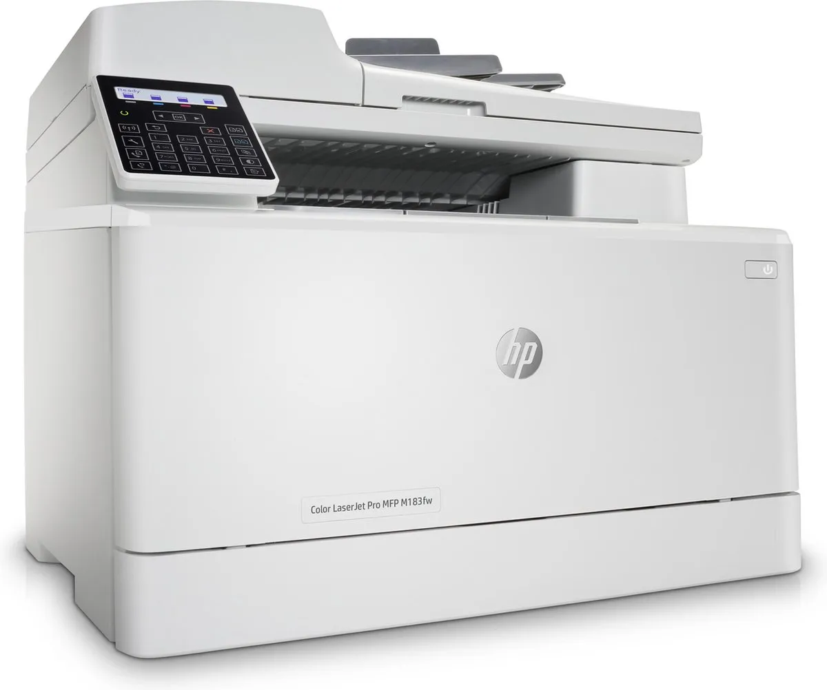 HP Color LaserJet Pro MFP M183fw - 433945 All-in-One Kleurenlaserprinter - Wit - afbeelding 5 van 6