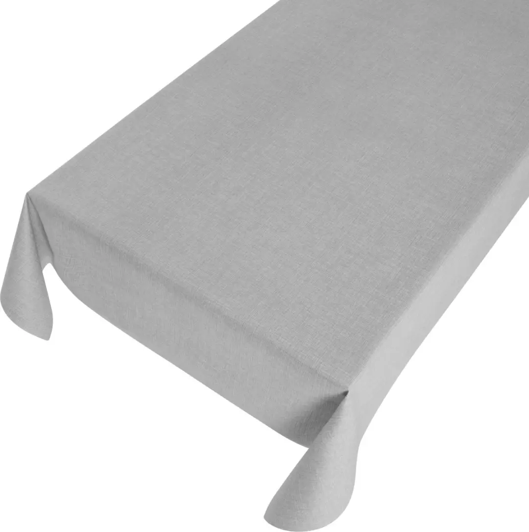 Bellatio Design Tafelzeil Linnenlook 140x245cm - Grijs
