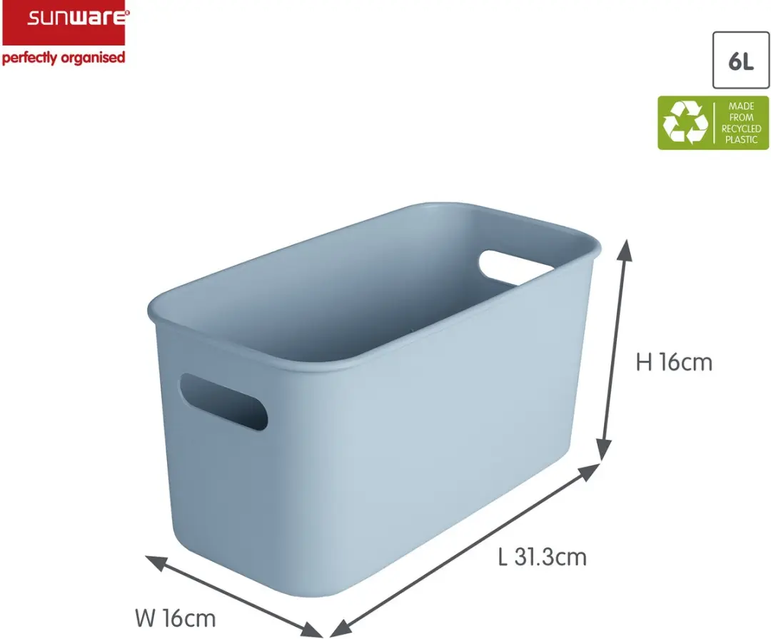 Sunware Sigma Home Cube Box 6L - Blauw