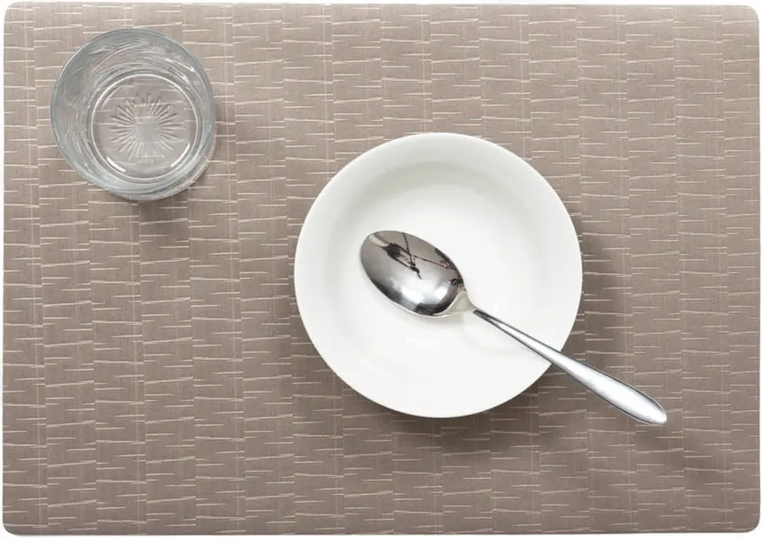 Wicotex Tafel Placemat Jaspe - 10 Stuks 30x43cm Taupe