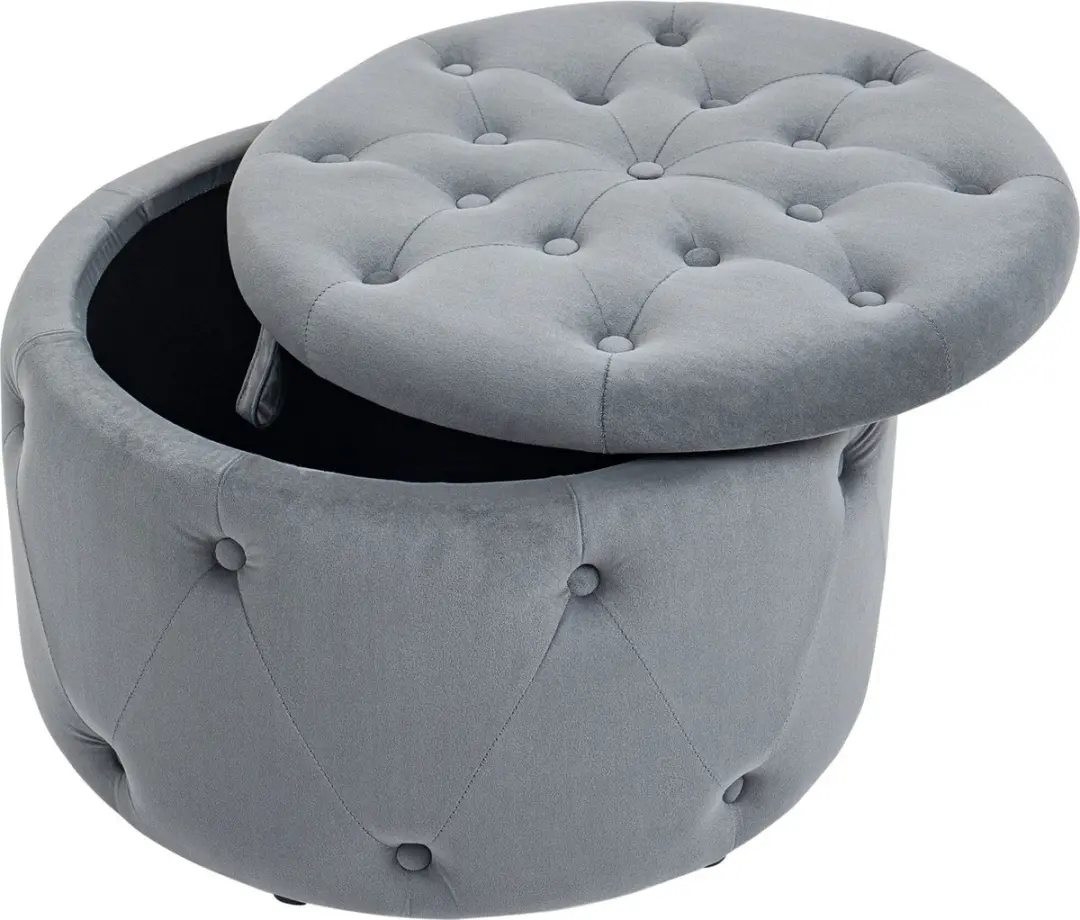 Homcom Ottomane met Stauraum 838-351V00 - Grijs